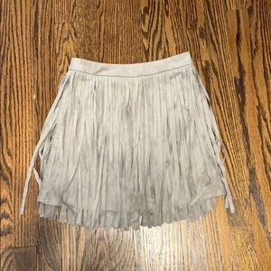 BB Dakota fringe skirt size 0